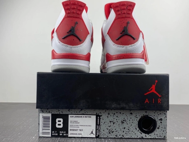 Rep TBkick Air Cement 4 Jordan DH6927-161 Red 0731
